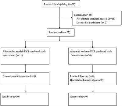 Combining Transcranial Direct Current Stimulation With Tai Chi to Improve Dual-Task Gait Performance in Older Adults With Mild Cognitive Impairment: A Randomized Controlled Trial